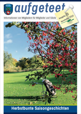 Golfclub Neuhof Magazin aufgeteet Cover Nr23