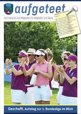 Golfclub Neuhof Magazin aufgeteet Cover Nr19