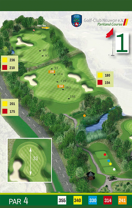 golfclubneuhof golfanlage platzuebersicht parkland course