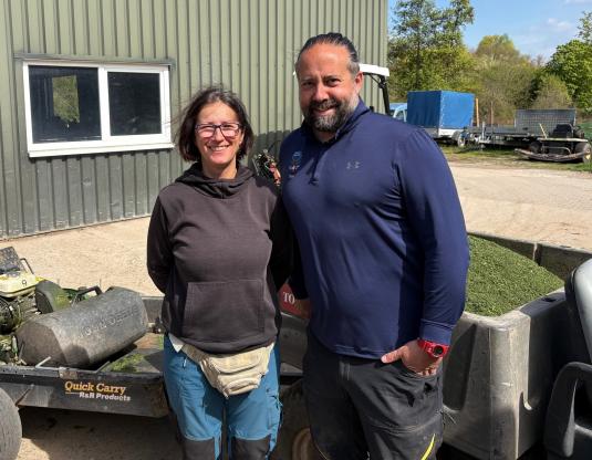 Anna und Sascha Greenkeeper