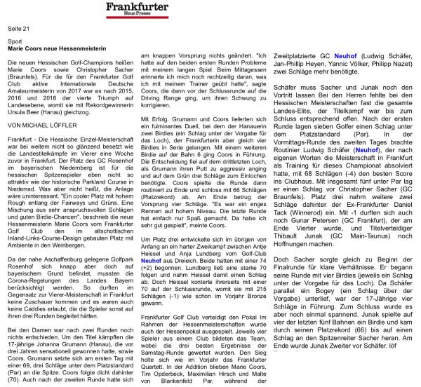 FNP 5.8. Hessenmeisterschaften
